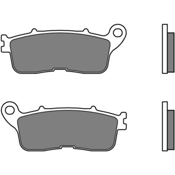 Plaquettes de frein BREMBO route métal fritté - 07HO60SP