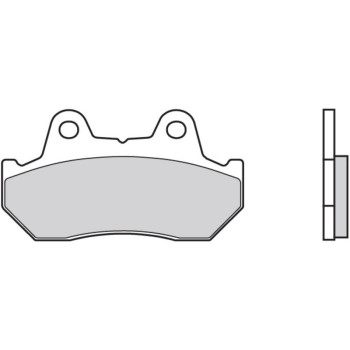Plaquettes de frein BREMBO route carbone céramique - 07HO1807