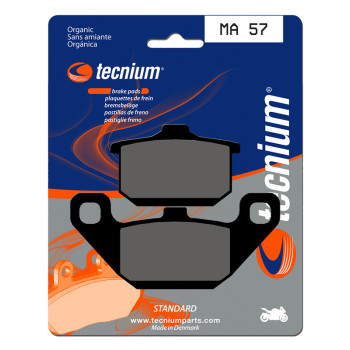 Plaquettes de frein TECNIUM route organique - MA57