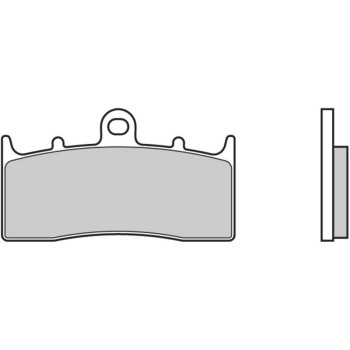 Plaquettes de frein BREMBO route carbone céramique - 07GR6207