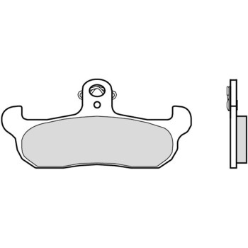 Plaquettes de frein BREMBO route carbone céramique - 07BB0907