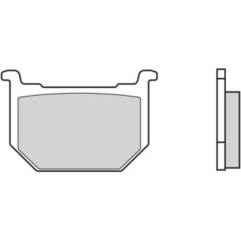 Plaquettes de frein BREMBO route carbone céramique - 07SU0312