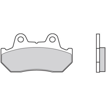 Plaquettes de frein BREMBO Scooter carbone céramique - 07025