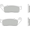 Plaquettes de frein BREMBO Scooter métal fritté - 07075XS