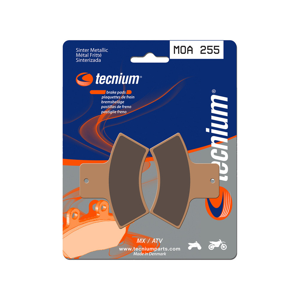 Plaquettes de frein TECNIUM MX/Quad métal fritté - MOA255