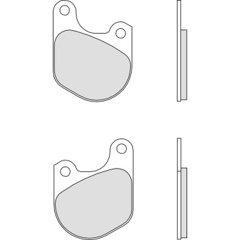 Plaquettes de frein BREMBO route carbone céramique - 07HD0202