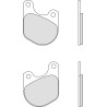 Plaquettes de frein BREMBO route carbone céramique - 07HD0202