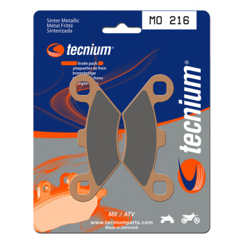 Plaquettes de frein TECNIUM MX/Quad métal fritté - MO216