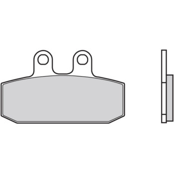Plaquettes de frein BREMBO Scooter carbone céramique - 07006