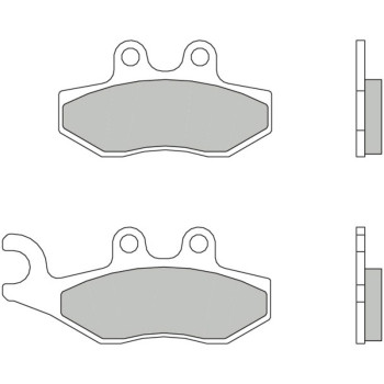 Plaquettes de frein BREMBO Scooter carbone céramique - 07056