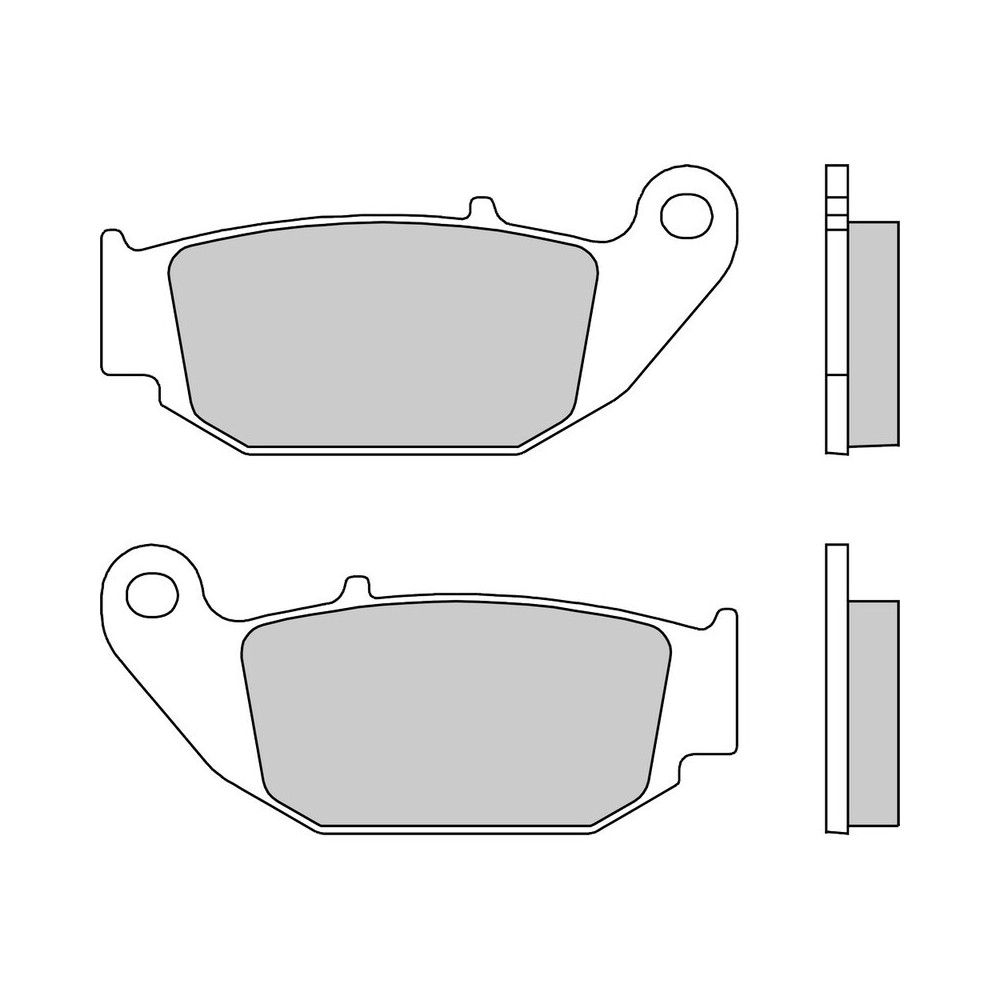 Plaquettes de frein BREMBO Off-Road métal fritté - 07HO61SD