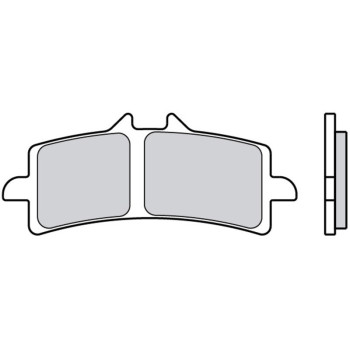 Plaquettes de frein BREMBO Vintage métal fritté - 07BB3793
