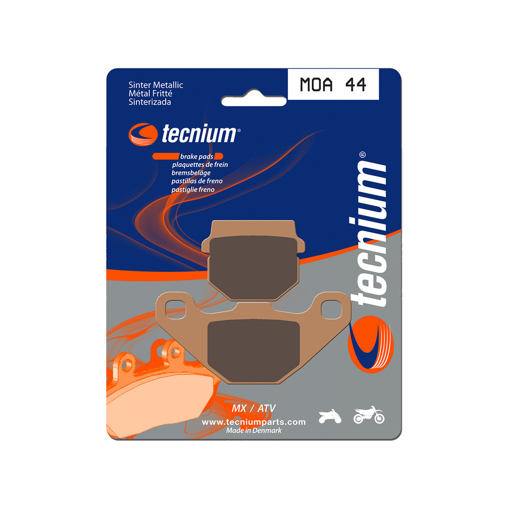 Plaquettes de frein TECNIUM MX/Quad métal fritté - MOA044