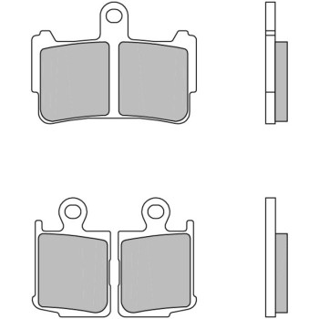 Plaquettes de frein BREMBO route métal fritté - 07HO37SA