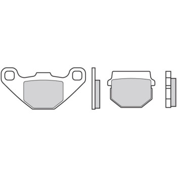 Plaquettes de frein BREMBO route carbone céramique - 07HO1118