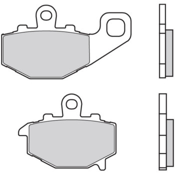 Plaquettes de frein BREMBO route carbone céramique - 07KA1617