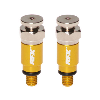 Purgeurs de fourche RFX Pro M5x0,8 (Jaune) Kayaba/Showa