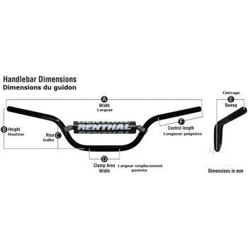 Guidon RENTHAL Twinwall 997 RC Handlebar