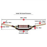 Guidon RENTHAL Twinwall type 993