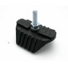 BIHR Pro rubber front wheel gripster - 1.60"