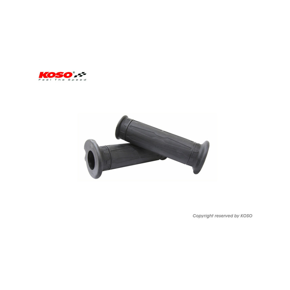 Poignées chauffantes quad KOSO Ø22mm + pouce chauffant pour la gâchette