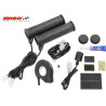 Poignées chauffantes quad KOSO Ø22mm + pouce chauffant pour la gâchette