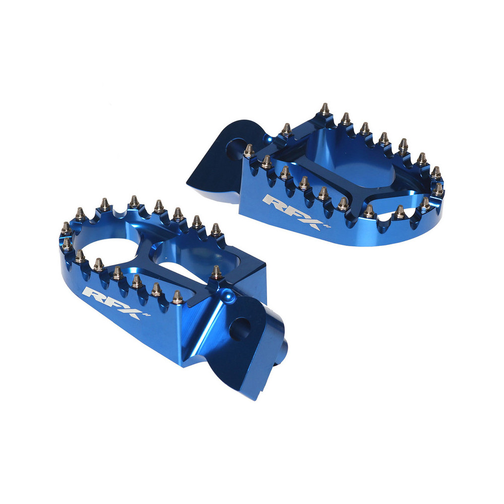 Repose-pieds en aluminium CNC trial RFX Pro (Bleu) universel - Gas Gas/Beta/Sherco/Montesa