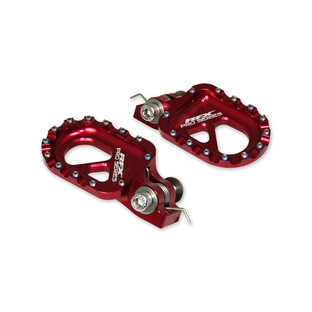 Repose-pieds en aluminium CNC trial RFX Pro (Noir) universel - Gas Gas/Beta/Sherco/Montesa