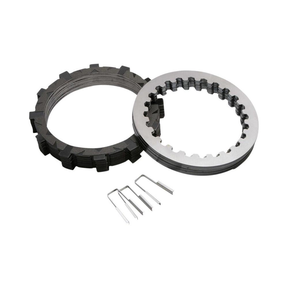 Kit disques garnis + lisses d'embrayage REKLUSE