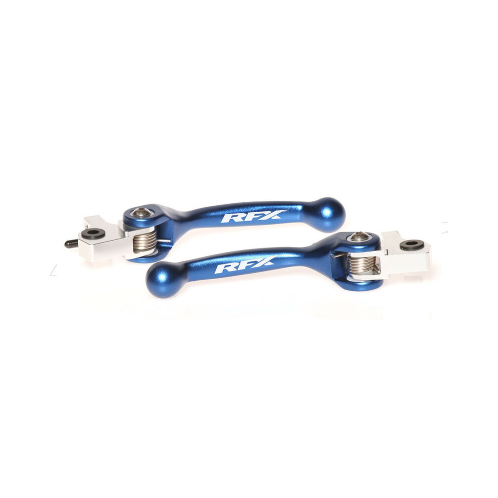 Ensemble de leviers flexibles forgés RFX Race - bleu