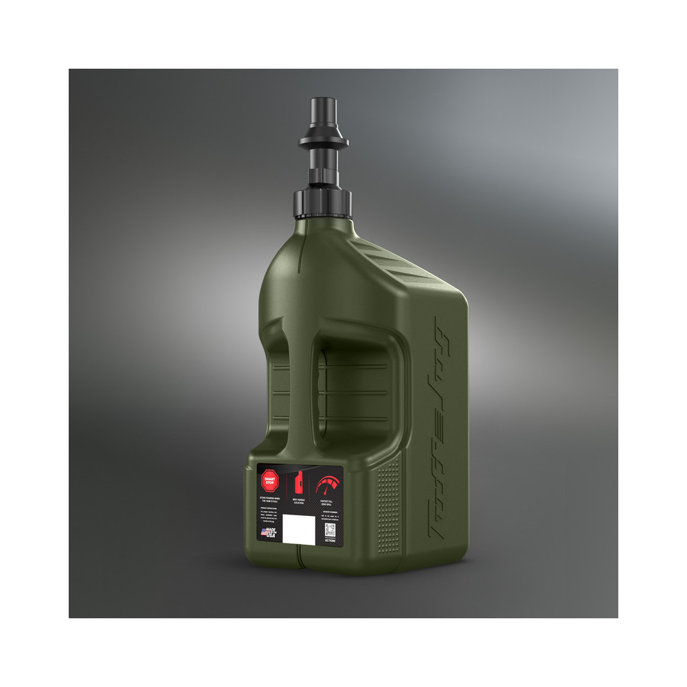 Bidon d'essence TUFF JUG vert forêt avec bouchon Ripper 5G/20L