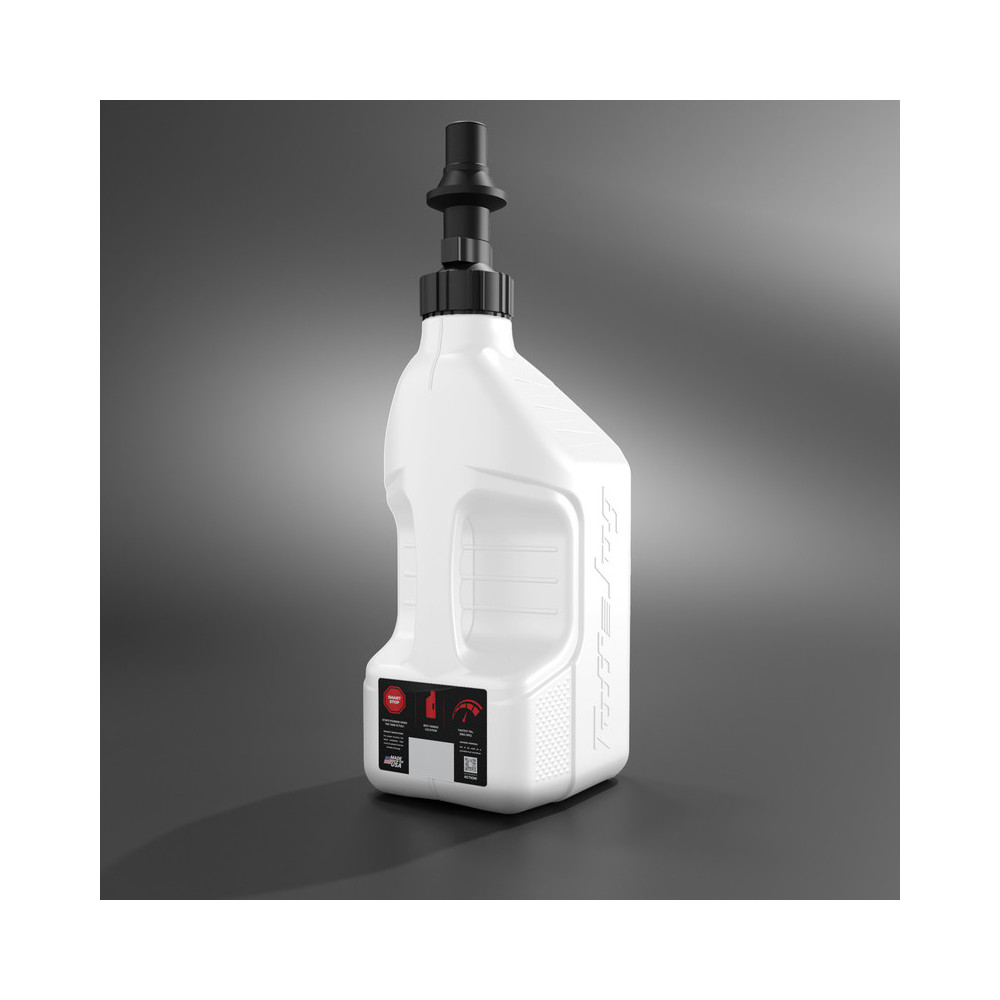 Bidon d'essence TUFF JUG blanc avec bouchon Ripper 2.5G/10L