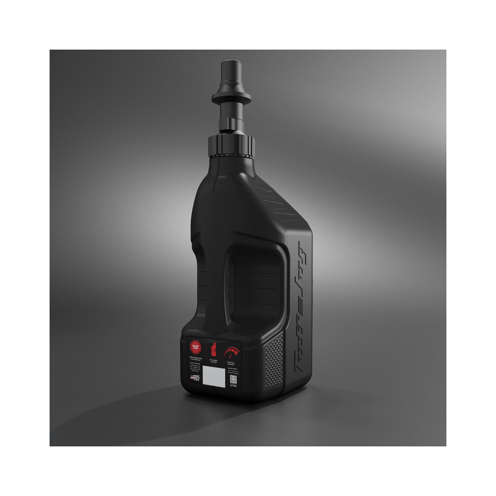 Bidon d'essence TUFF JUG noir avec bouchon Ripper 2.5G/10L