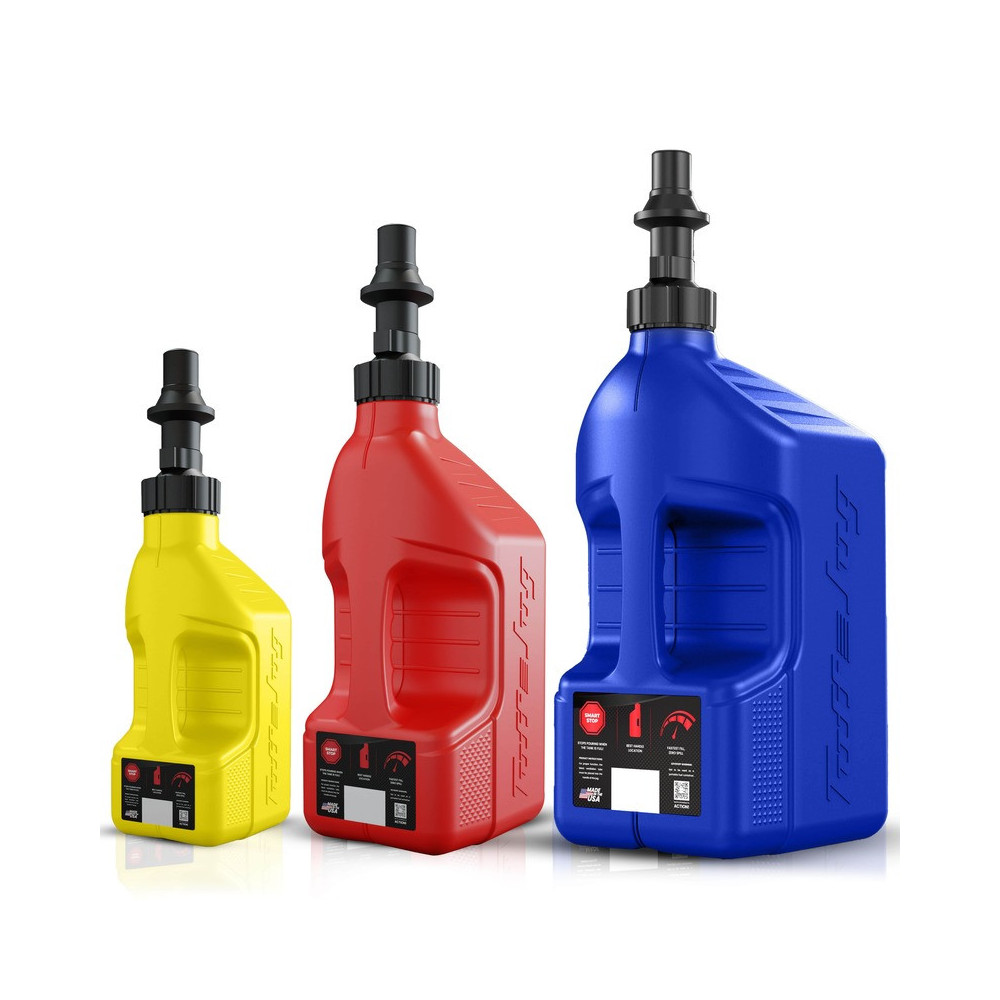 Bidon d'essence TUFF JUG rouge avec bouchon Ripper 2.5G/10L