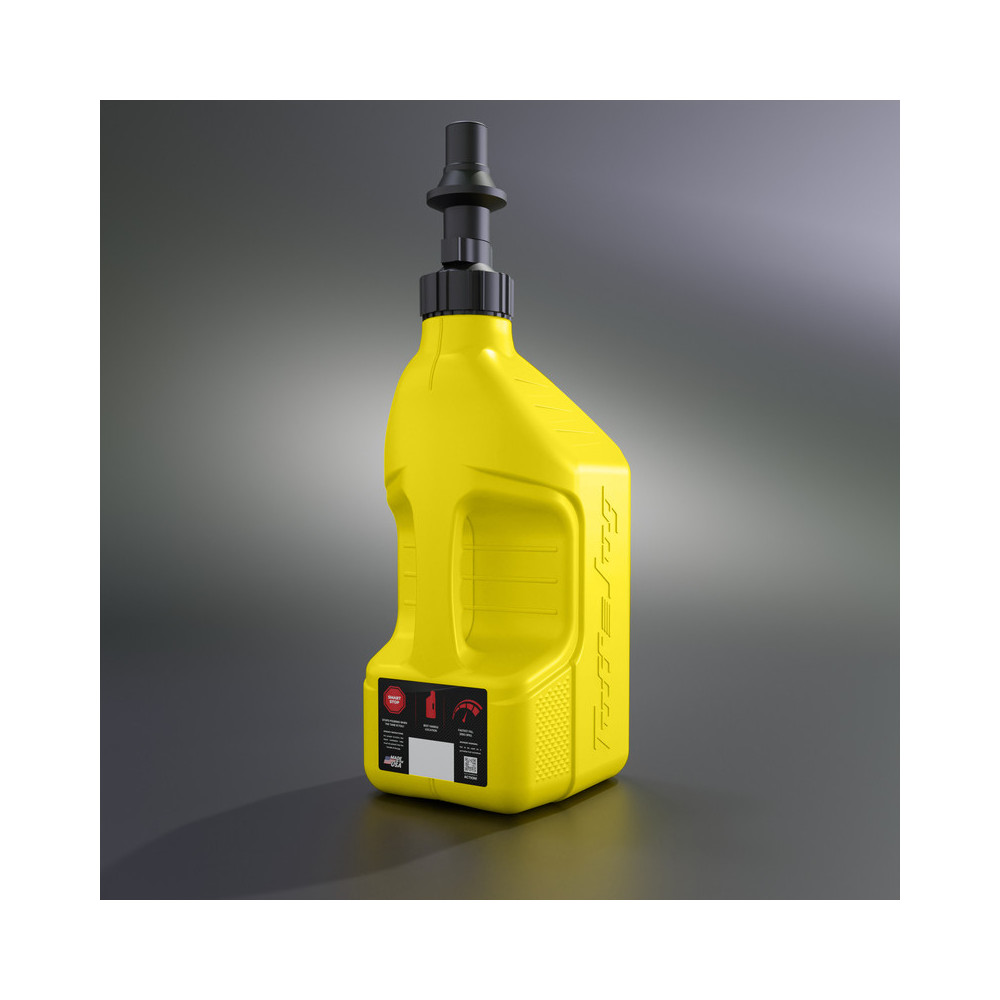 Bidon d'essence TUFF JUG jaune avec bouchon Ripper 2.5G/10L