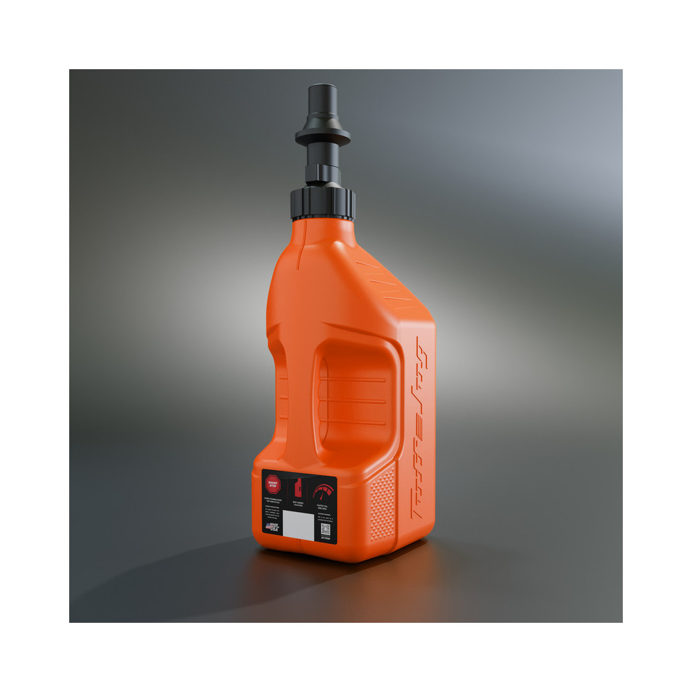 Bidon d'essence TUFF JUG orange avec bouchon Ripper 2.5G/10L