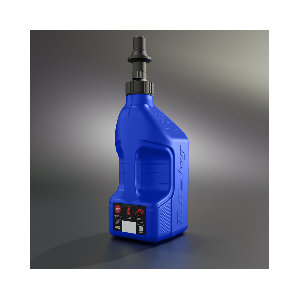 Bidon d'essence TUFF JUG bleu avec bouchon Ripper 2.5G/10L