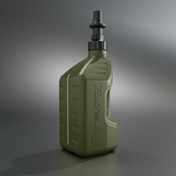 TUFF JUG forest green fuel can with Ripper cap 2.5G/10L