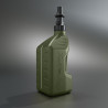 TUFF JUG forest green fuel can with Ripper cap 2.5G/10L