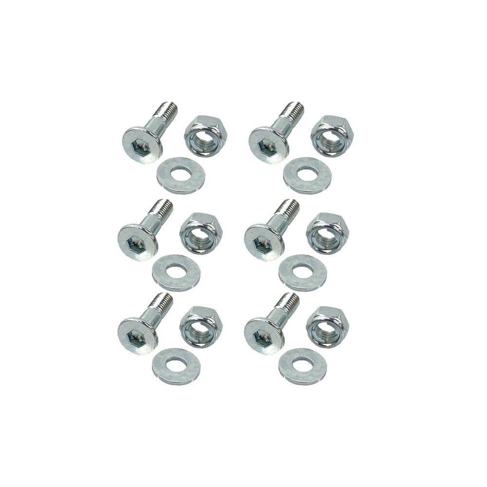 Kit visserie de couronne RFX Race M8 x 30mm - 6 pièces