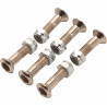 Kit visserie de couronne RFX Race M8 x 35mm - 6 pièces