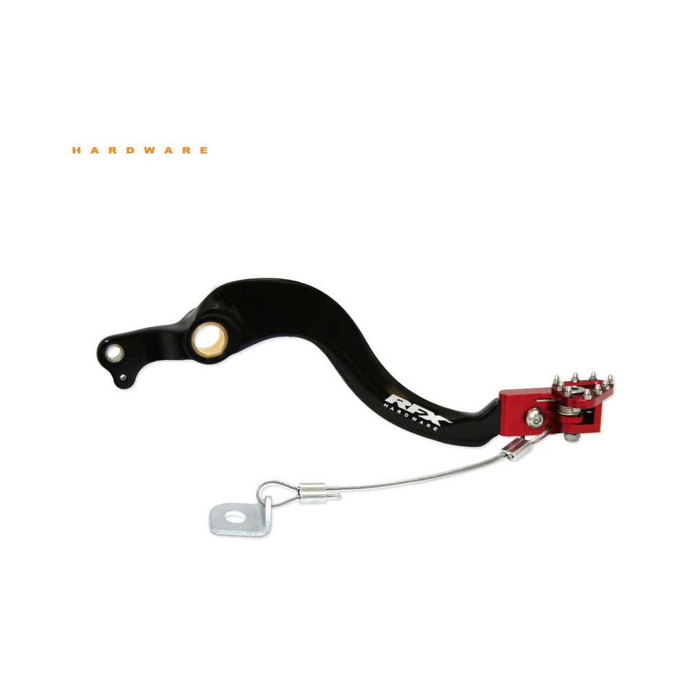 Pédale de frein RFX Pro FT - noir/rouge