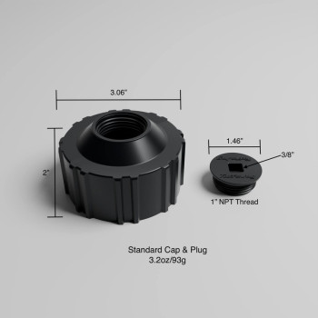 Standard TUFF JUG cap with center plug