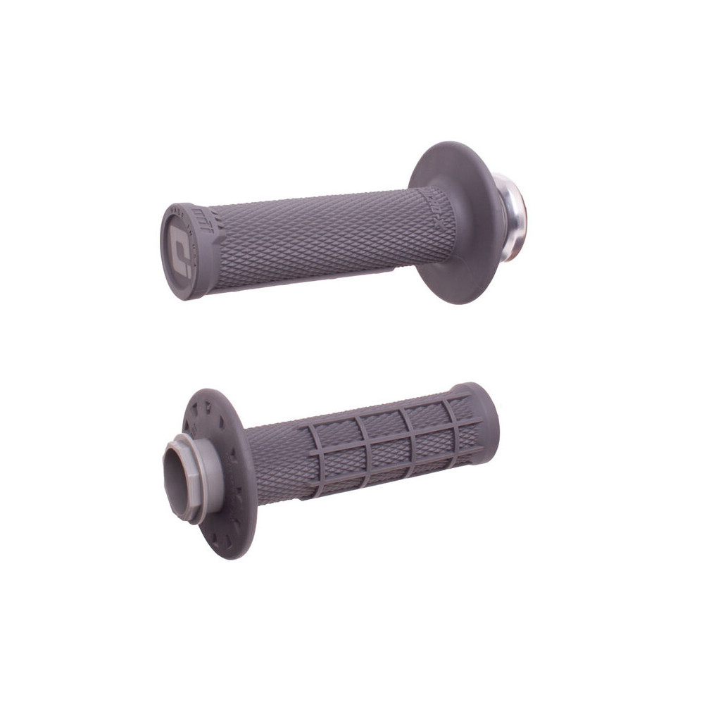 Revêtements ODI Micro-X Lock-On semi-gaufré - graphite/argent