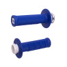 Revêtements ODI Micro-X Lock-On semi-gaufré - bleu/noir