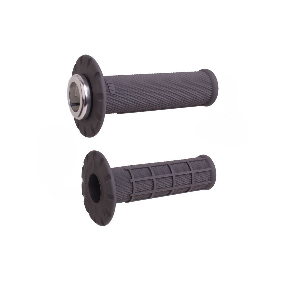 Revêtements universels ODI Lock-On semi-gaufré - graphite/argent