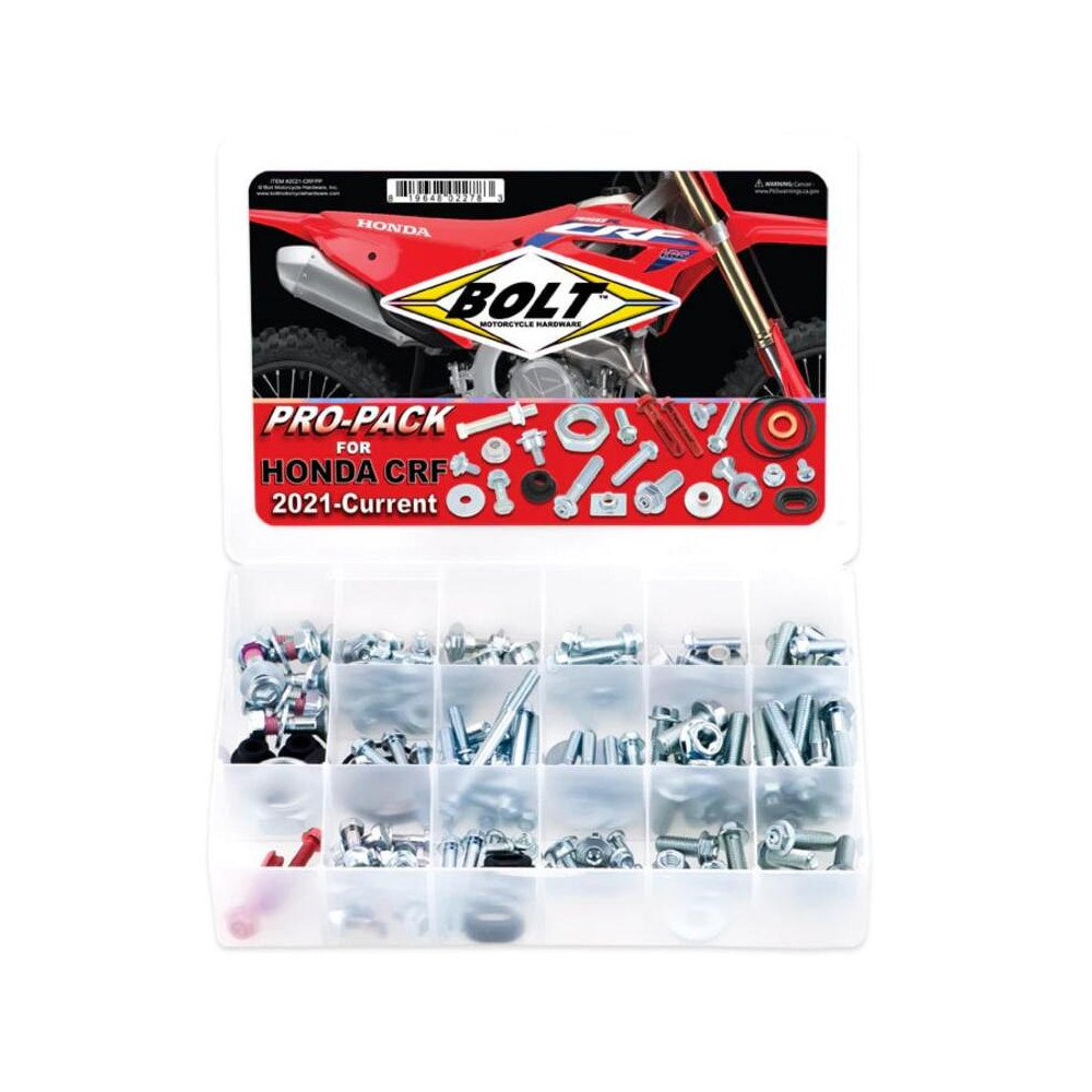 Kit visserie plastiques BOLT Pro Pack
