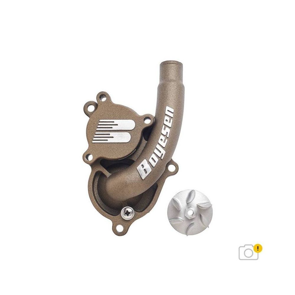 Couvercle de pompe à eau + turbine BOYESEN SuperCooler - magnésium
