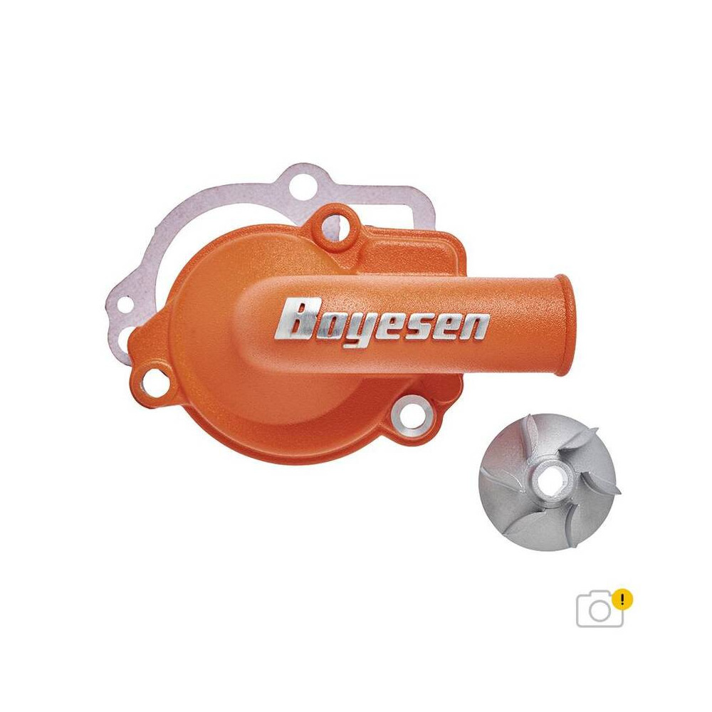 Couvercle de pompe à eau + turbine BOYESEN SuperCooler - orange