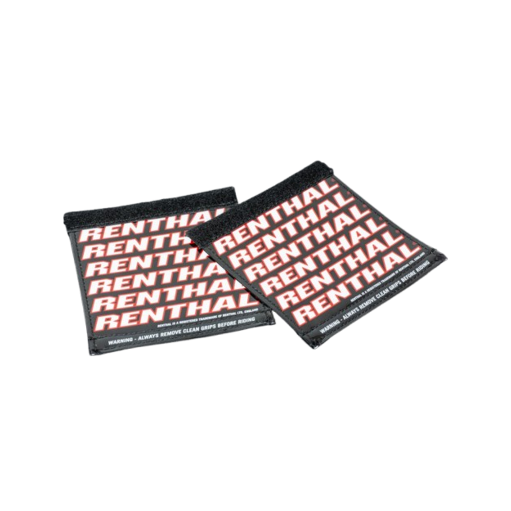 Protège-poignées RENTHAL Clean Grips - noir/rouge